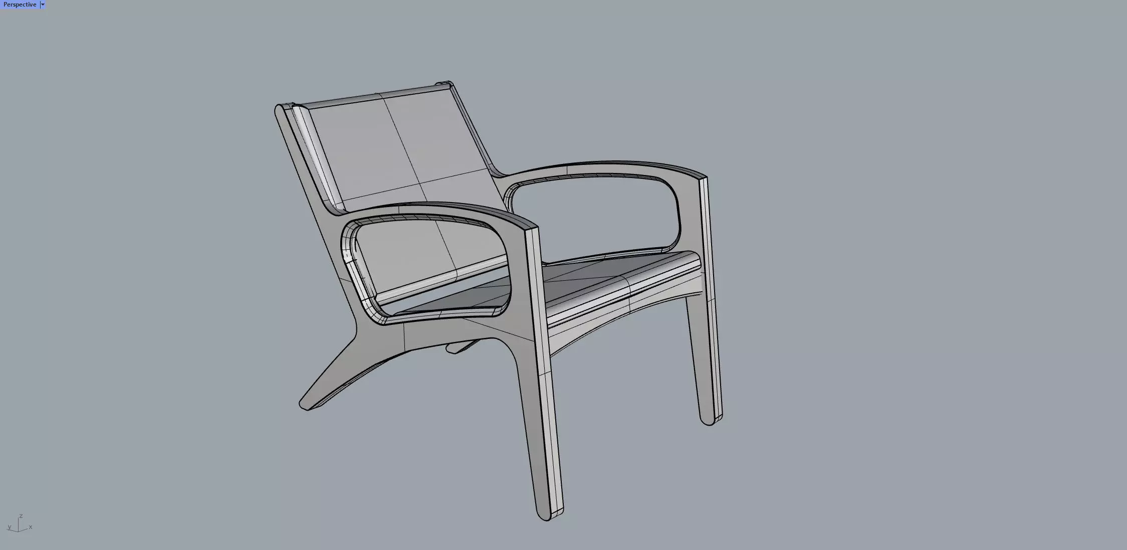 silla 3D model_0