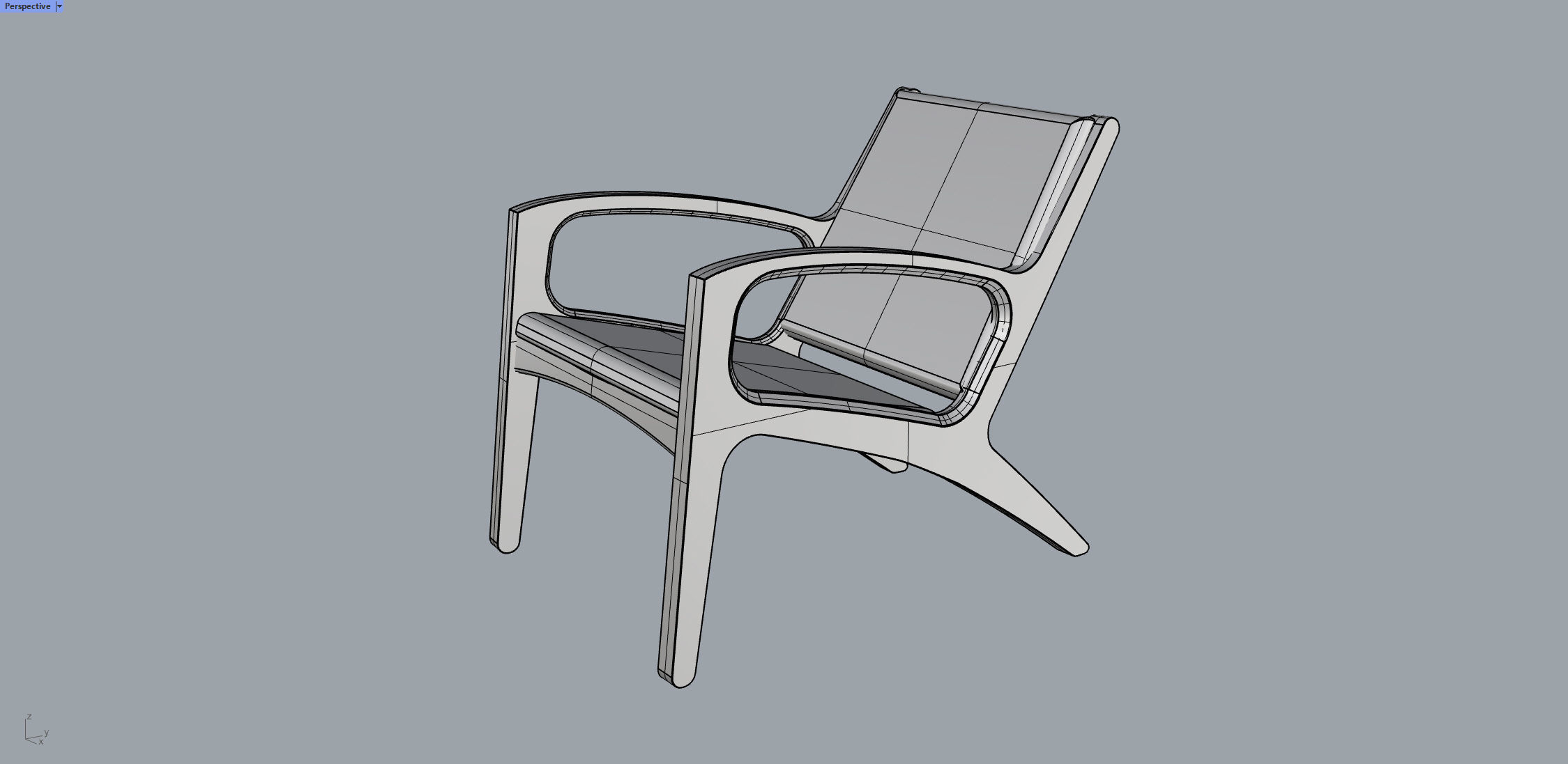 silla 3D model_3
