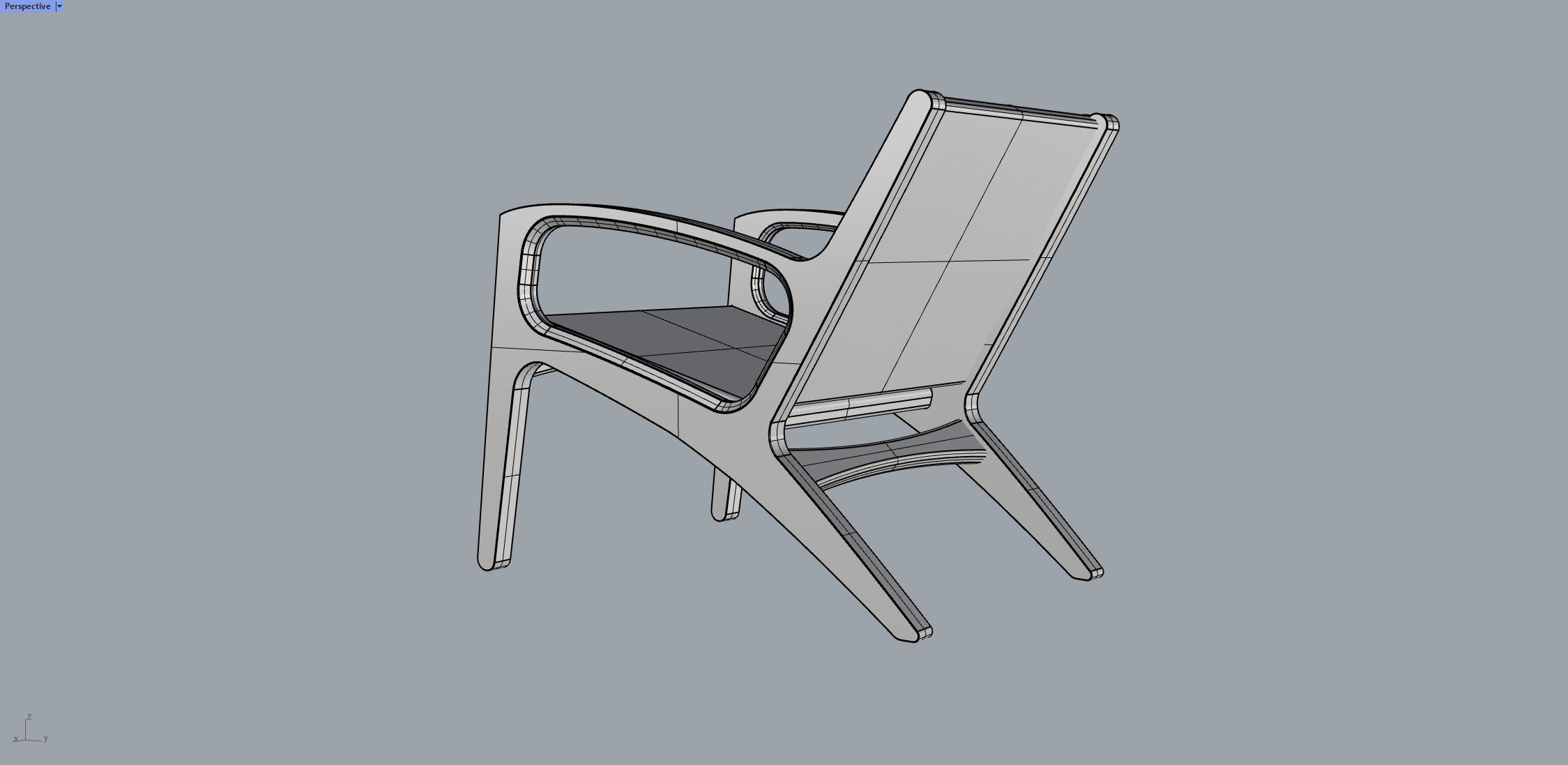 silla 3D model_1