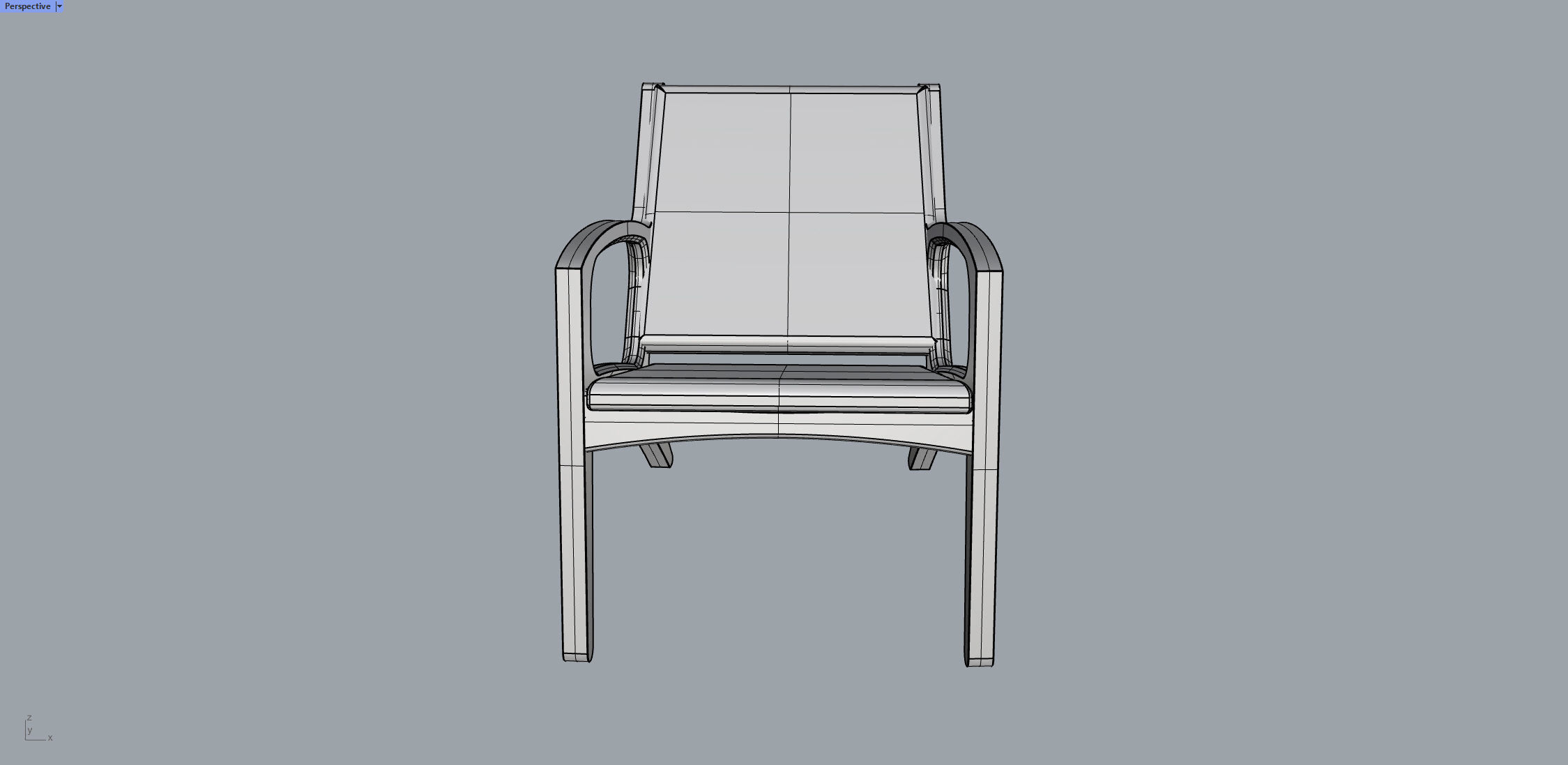 silla 3D model_2