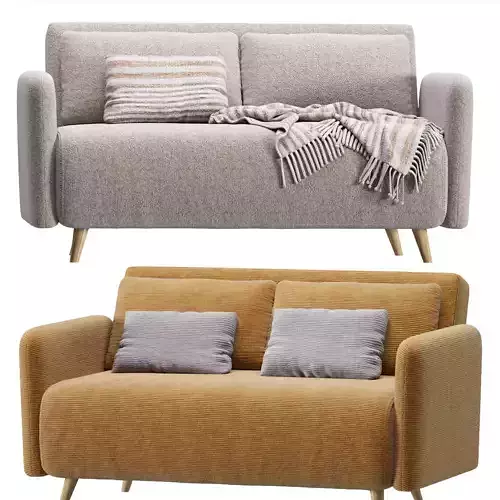 Sofa Kusken Vertical Lavender 