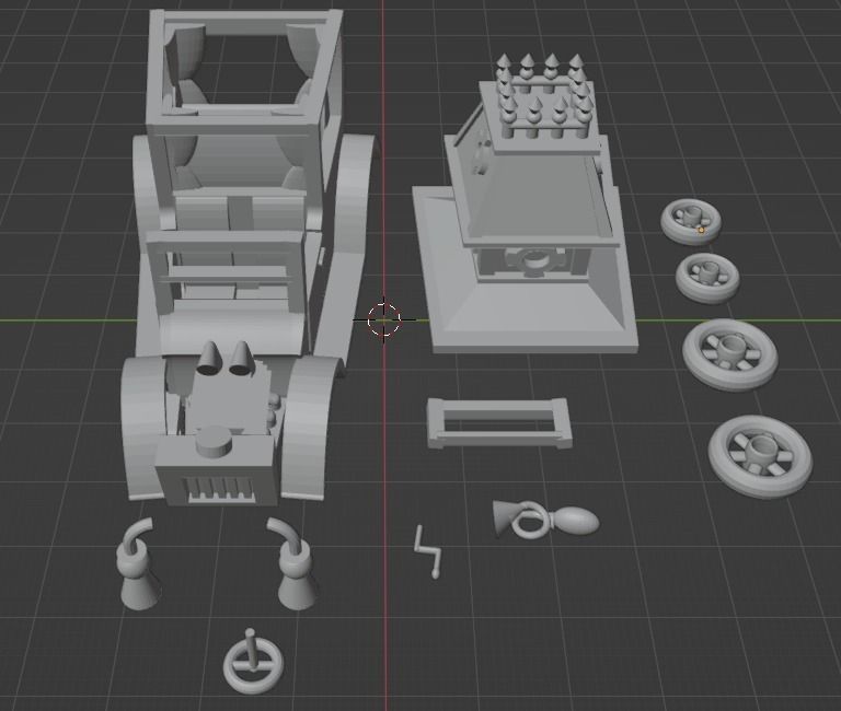 wacky races look like - creepycoupe 3D print model_1