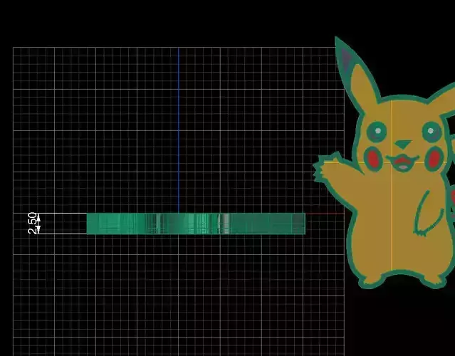 Pikachu Enamel Pendant