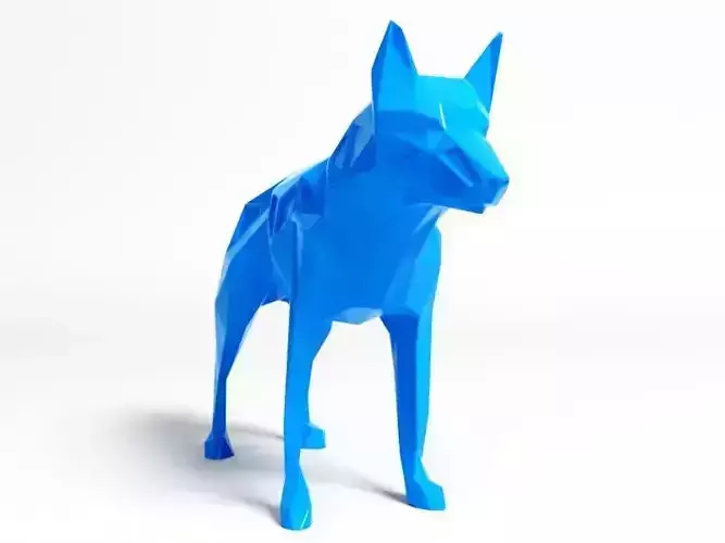 Polygon German Shepherd Dog