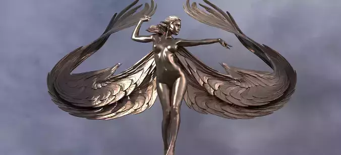 Elements Wings Sculpture 4