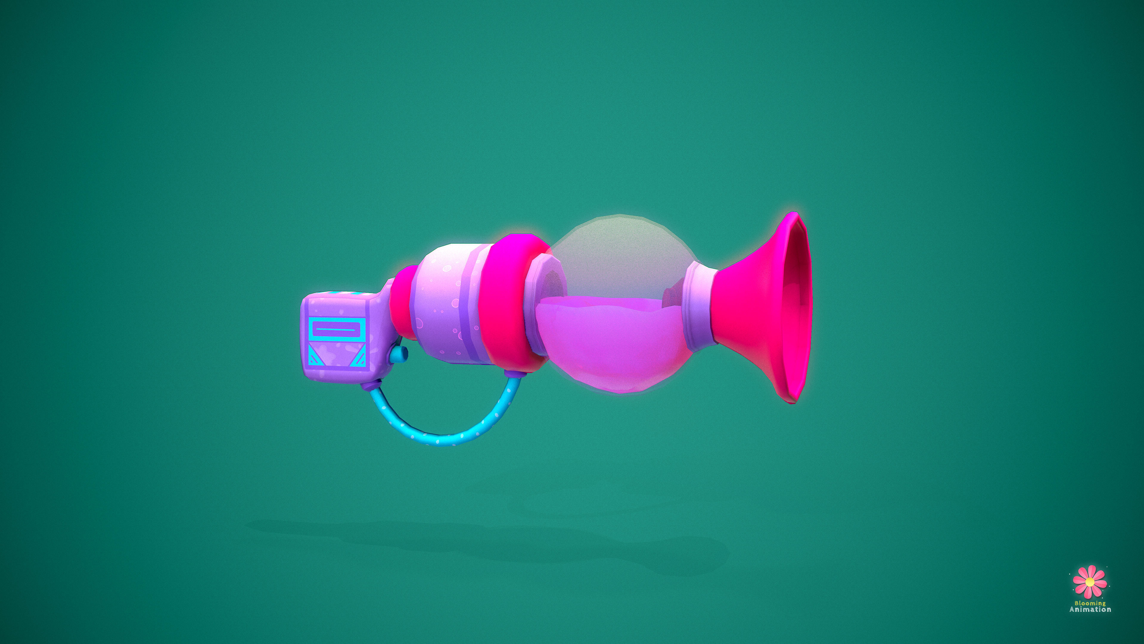 Stylized Potion Launcher Low-poly 3D model_3