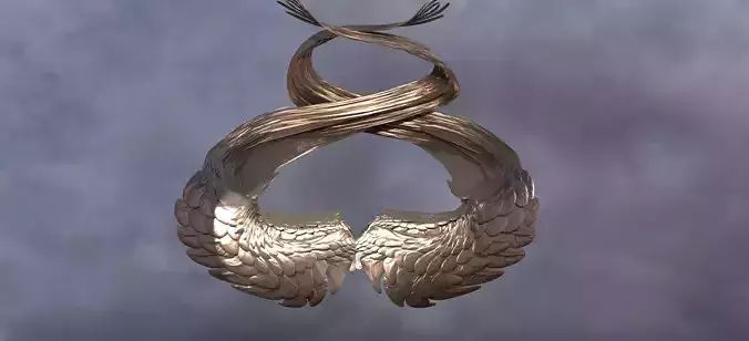 Elements Wings Sculpture Spiral 2 