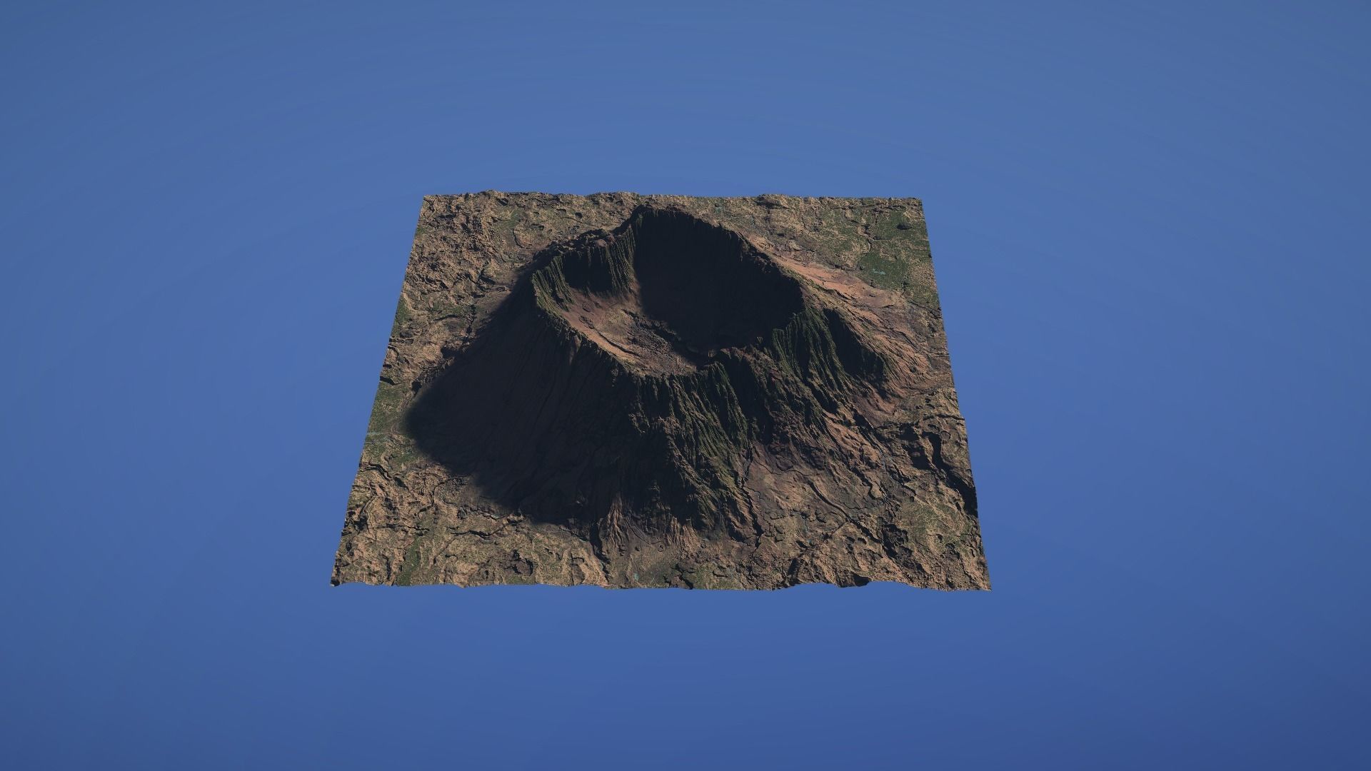 Landscape Environment Volcano Snow 41 Low-poly 3D model_24