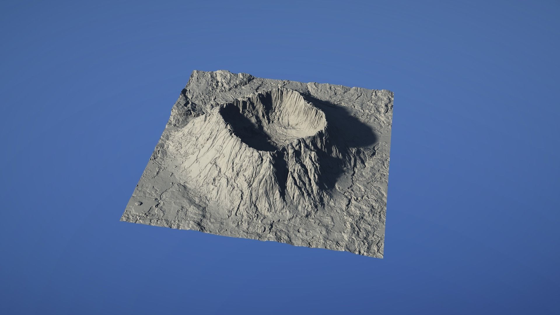 Landscape Environment Volcano Snow 41 Low-poly 3D model_26