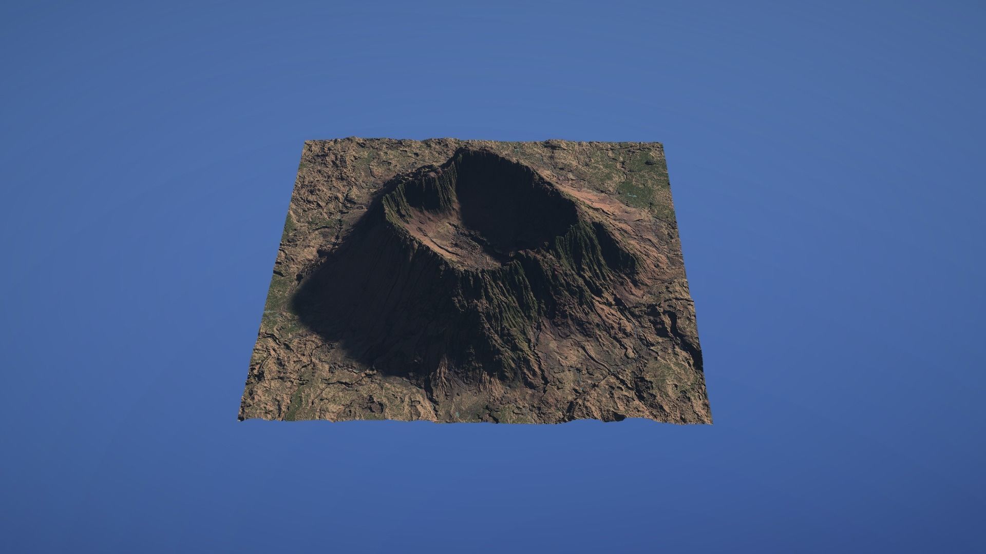 Landscape Environment Volcano Snow 41 Low-poly 3D model_1