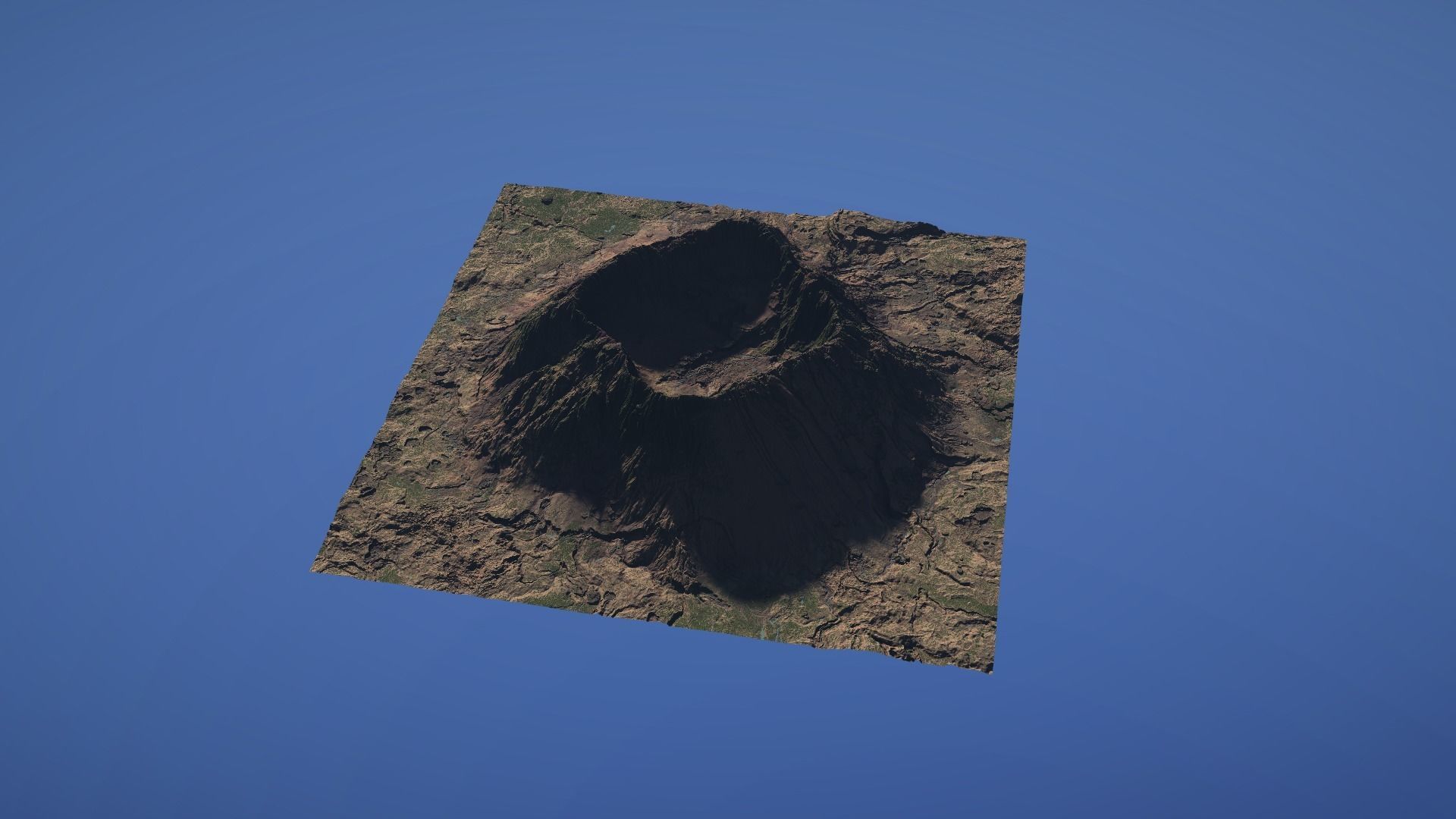 Landscape Environment Volcano Snow 41 Low-poly 3D model_19