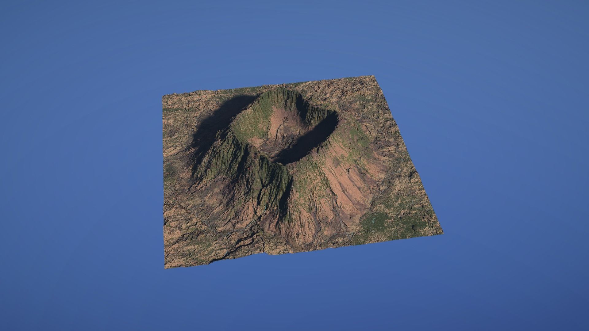 Landscape Environment Volcano Snow 41 Low-poly 3D model_6