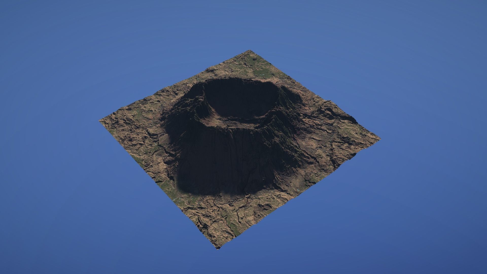 Landscape Environment Volcano Snow 41 Low-poly 3D model_21