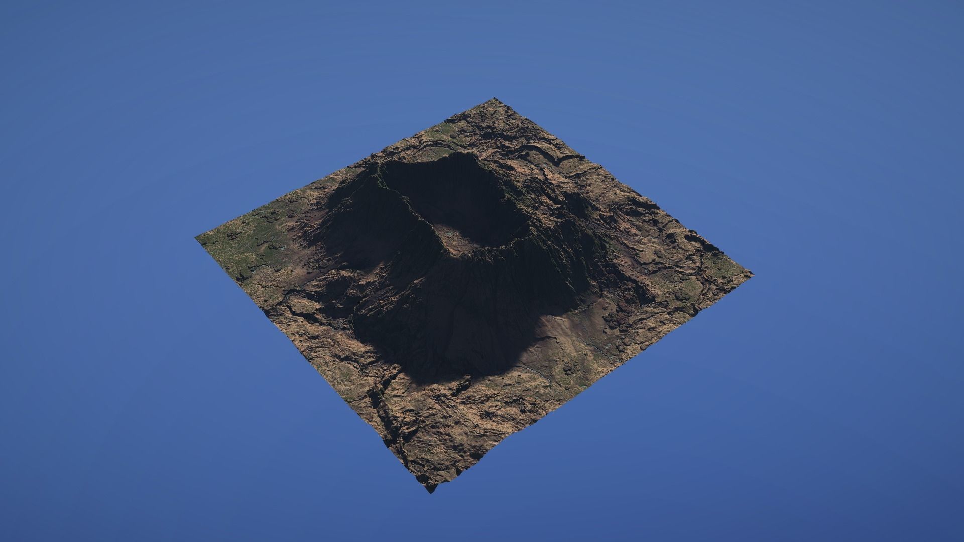 Landscape Environment Volcano Snow 42 Low-poly 3D model_21