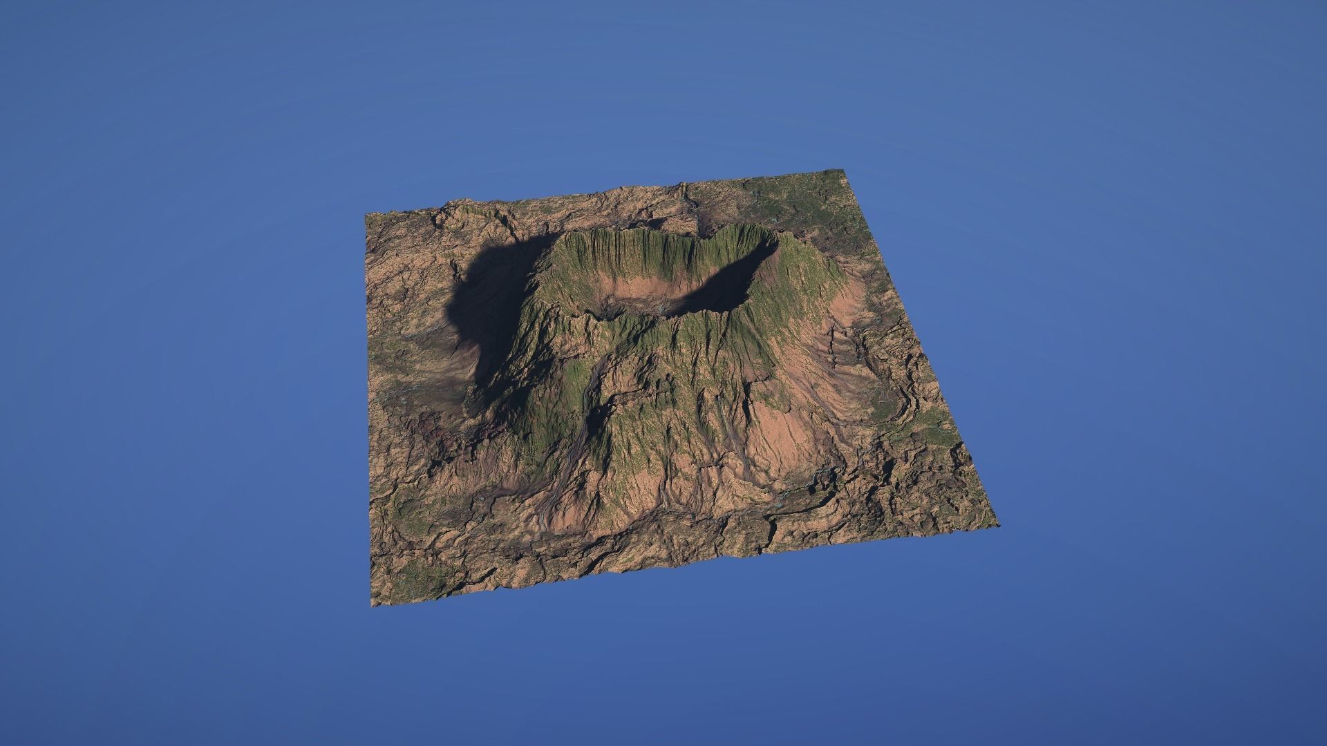 Landscape Environment Volcano Snow 42 Low-poly 3D model_6