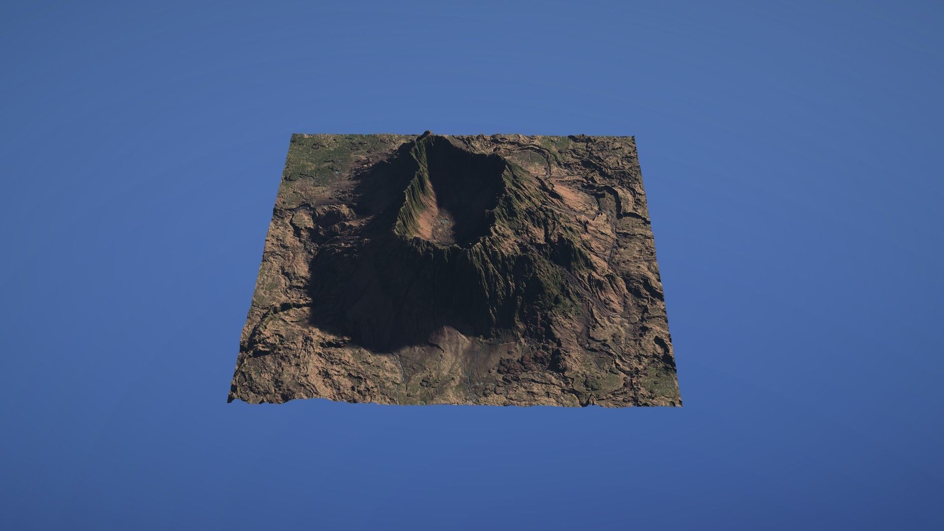 Landscape Environment Volcano Snow 42 Low-poly 3D model_24