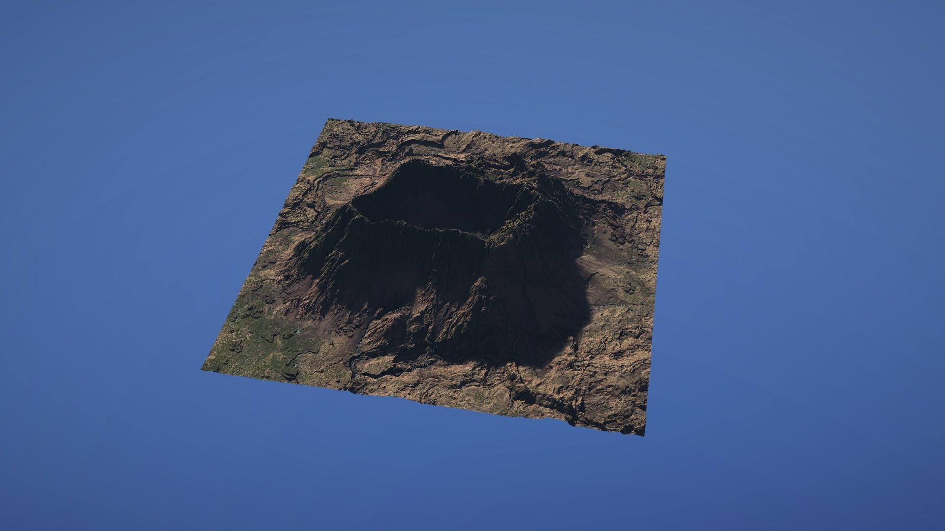 Landscape Environment Volcano Snow 42 Low-poly 3D model_19