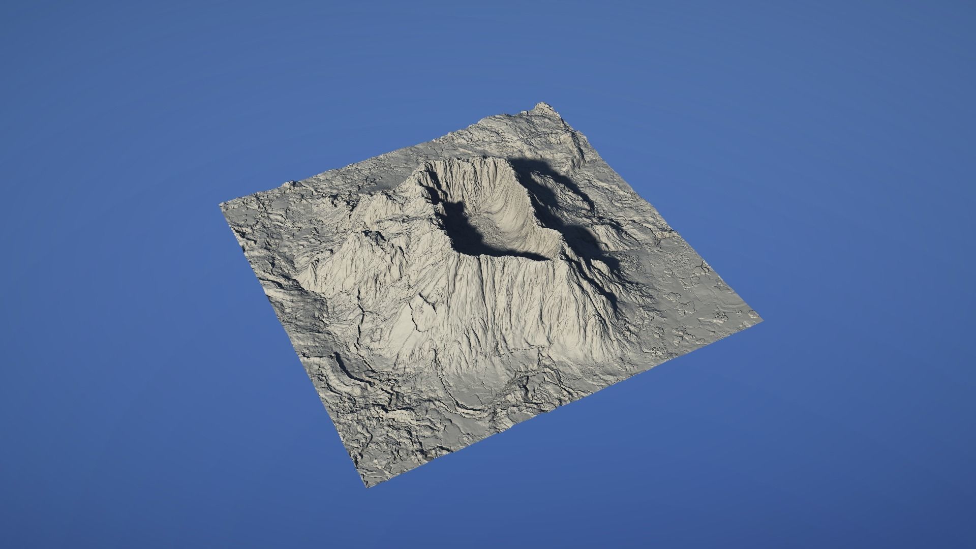 Landscape Environment Volcano Snow 42 Low-poly 3D model_23