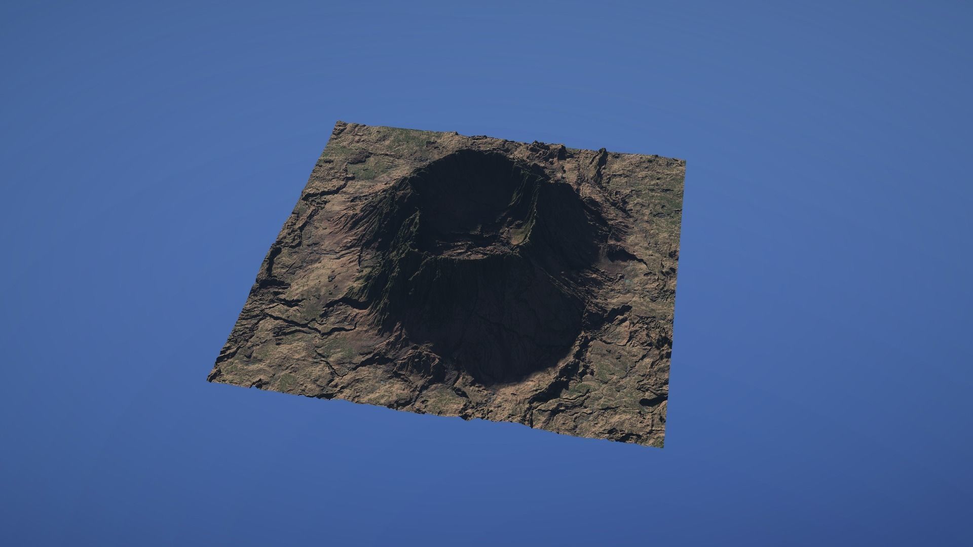 Landscape Environment Volcano Snow 44 Low-poly 3D model_19