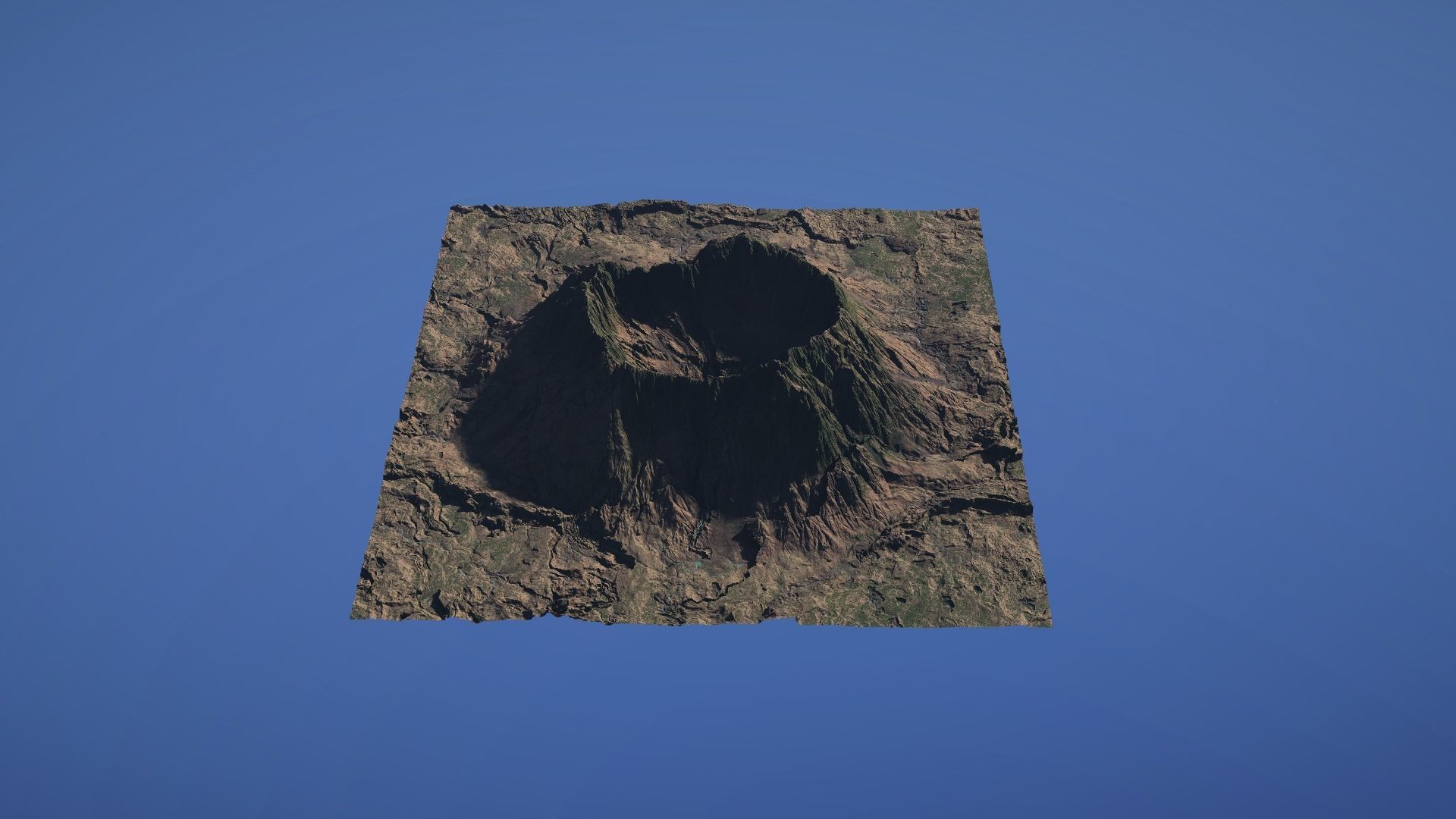 Landscape Environment Volcano Snow 44 Low-poly 3D model_1