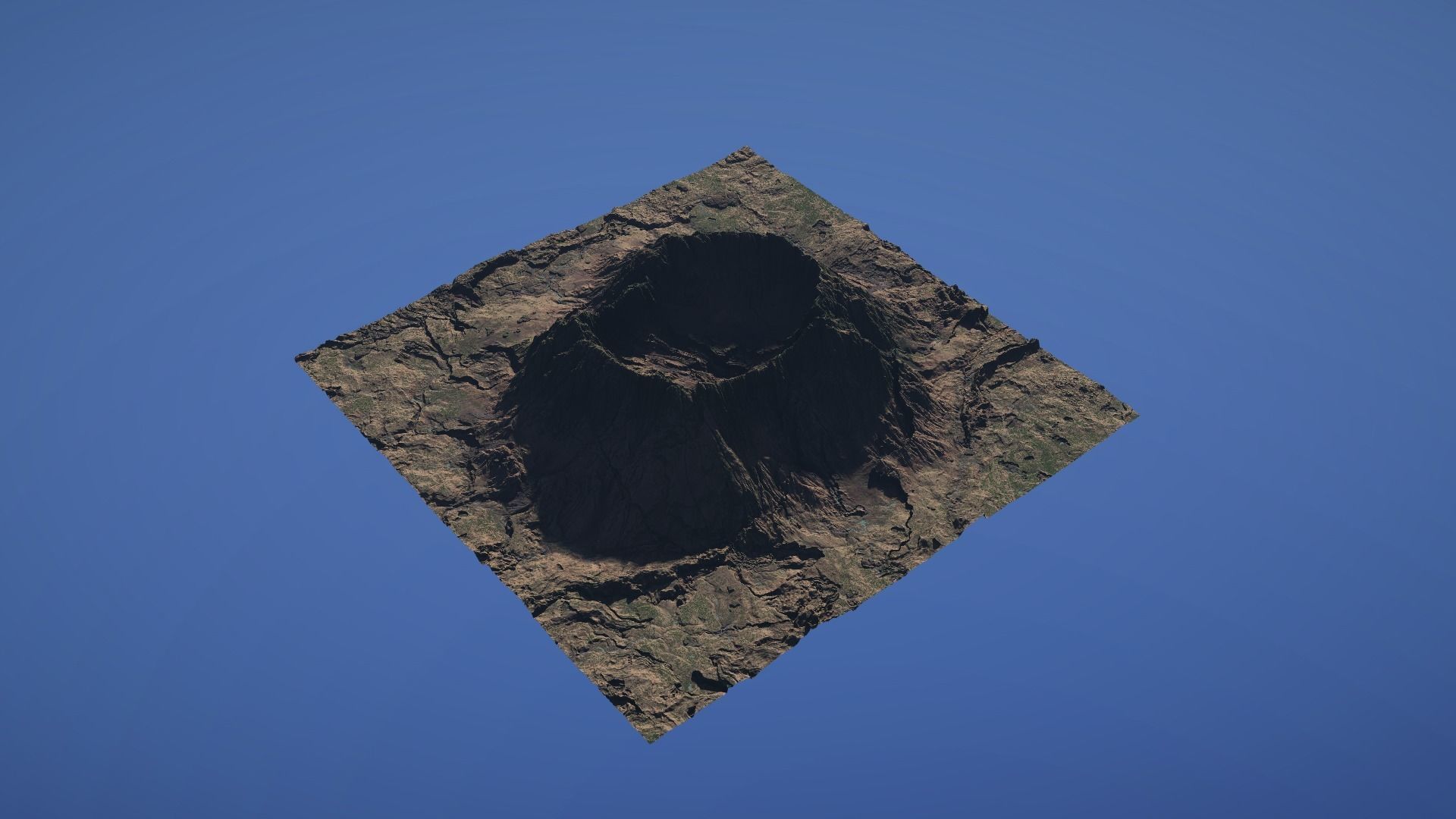 Landscape Environment Volcano Snow 44 Low-poly 3D model_21