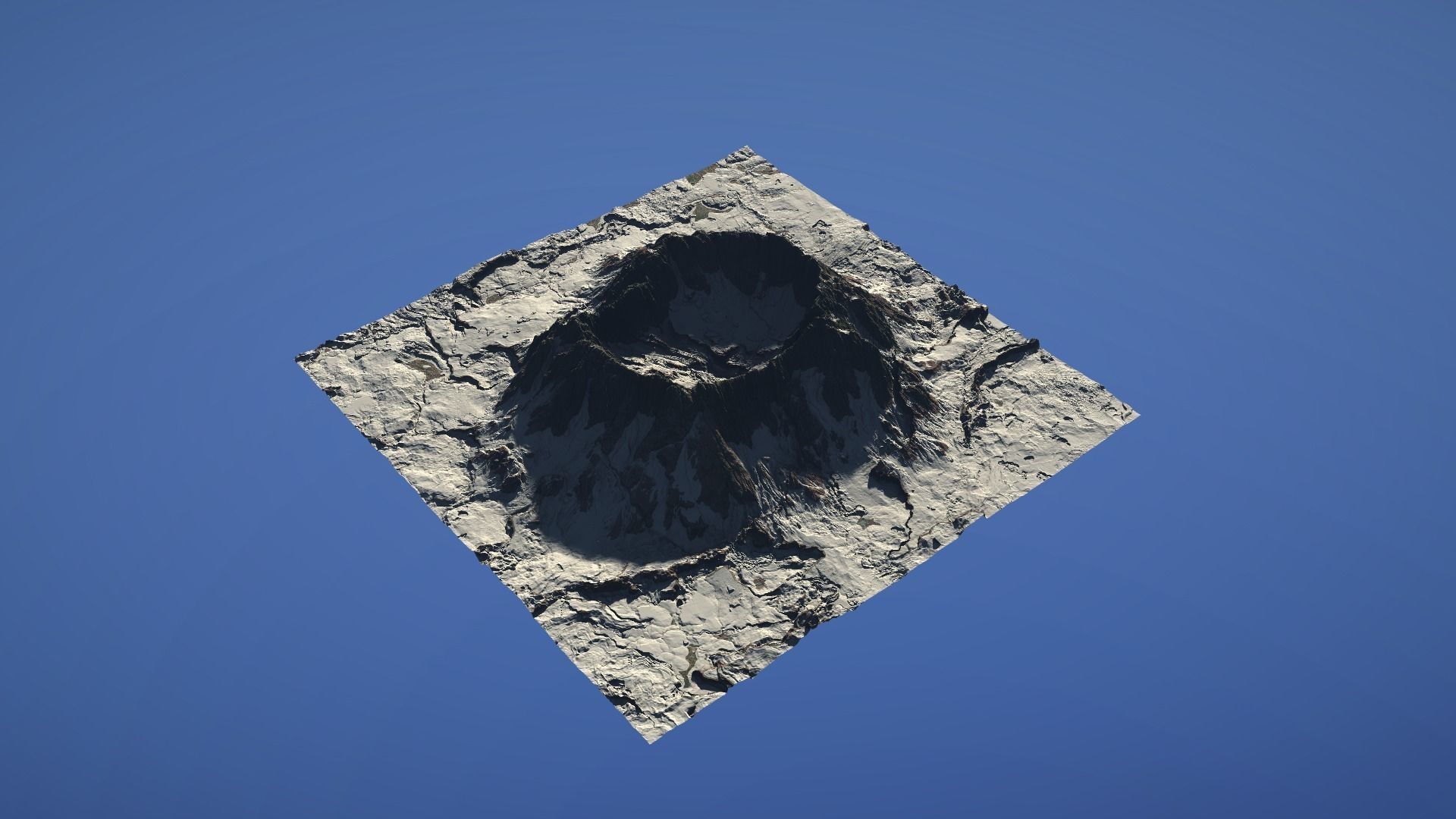 Landscape Environment Volcano Snow 44 Low-poly 3D model_22