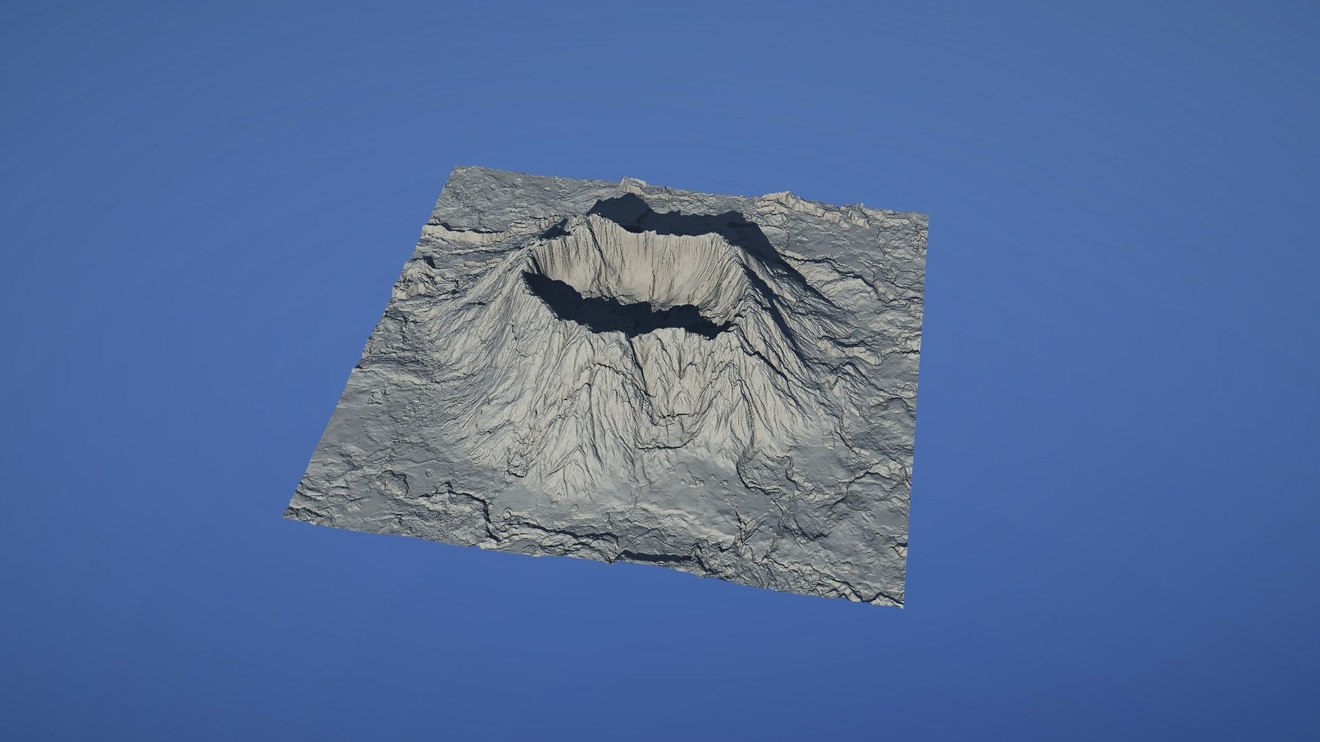 Landscape Environment Volcano Snow 44 Low-poly 3D model_26