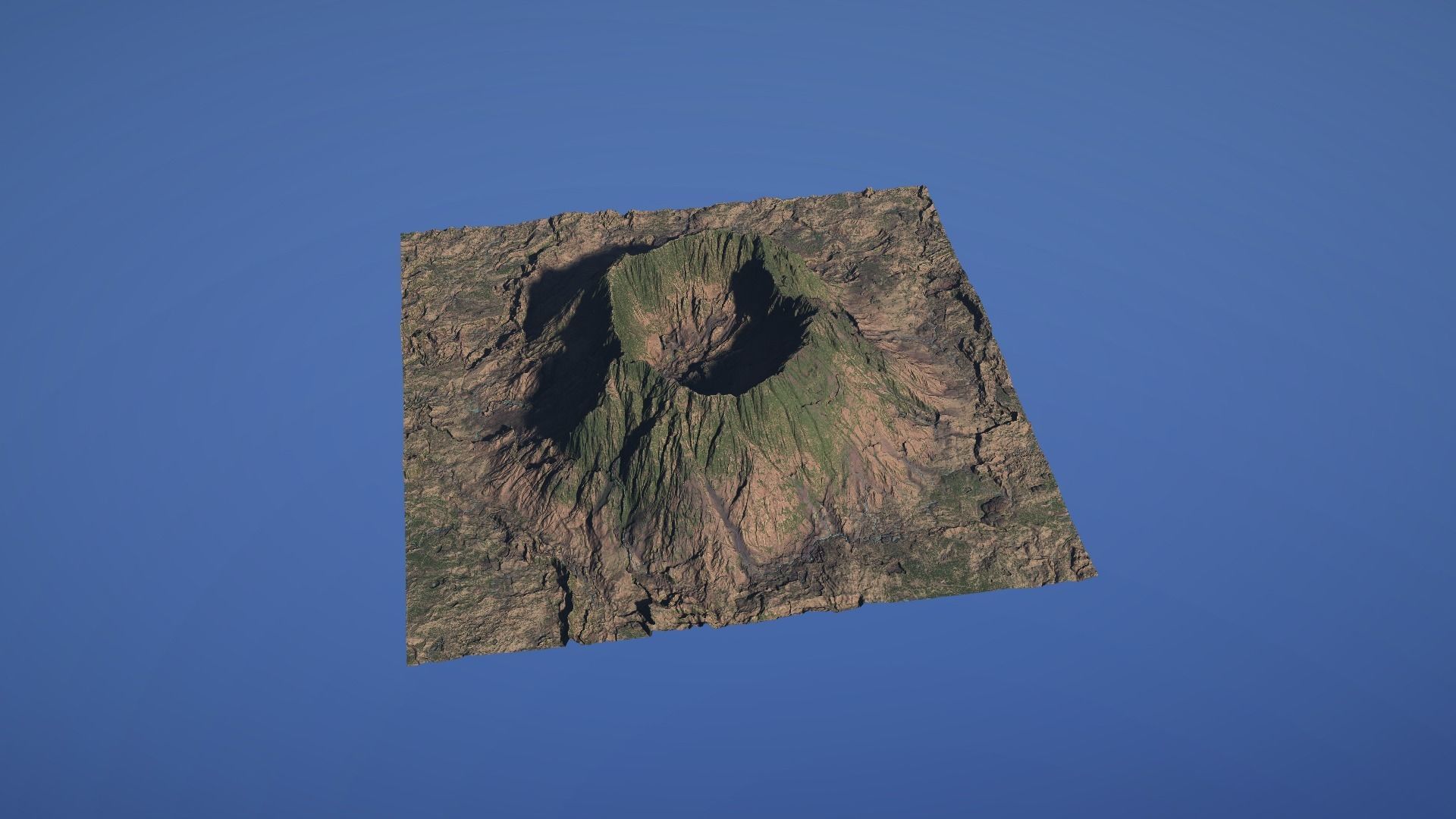 Landscape Environment Volcano Snow 44 Low-poly 3D model_6