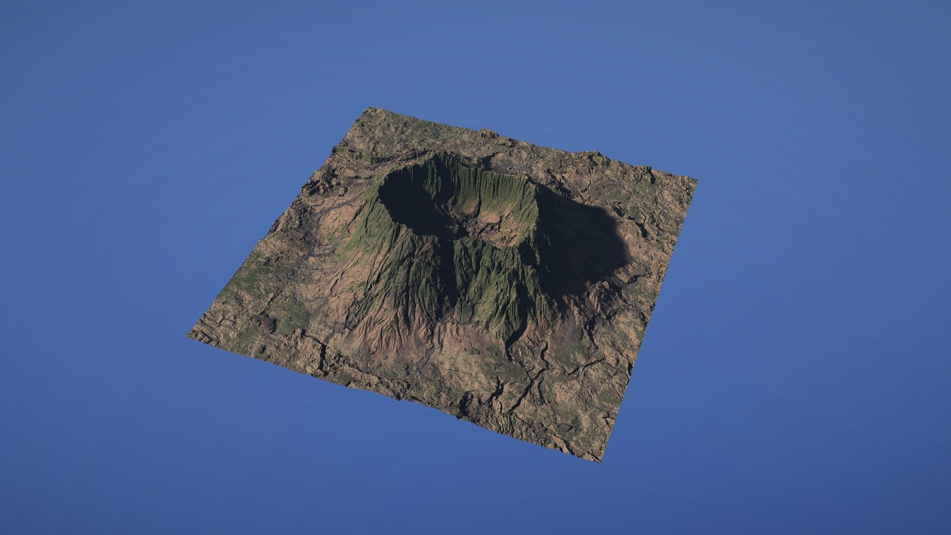 Landscape Environment Volcano Snow 44 Low-poly 3D model_14