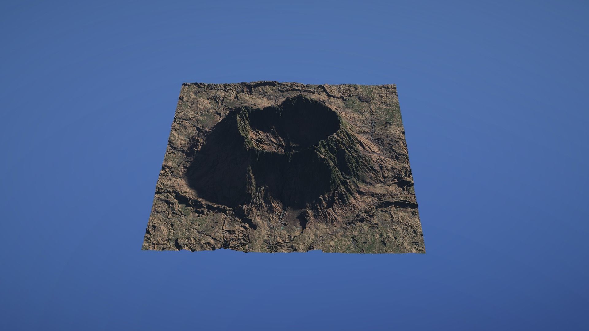 Landscape Environment Volcano Snow 44 Low-poly 3D model_24