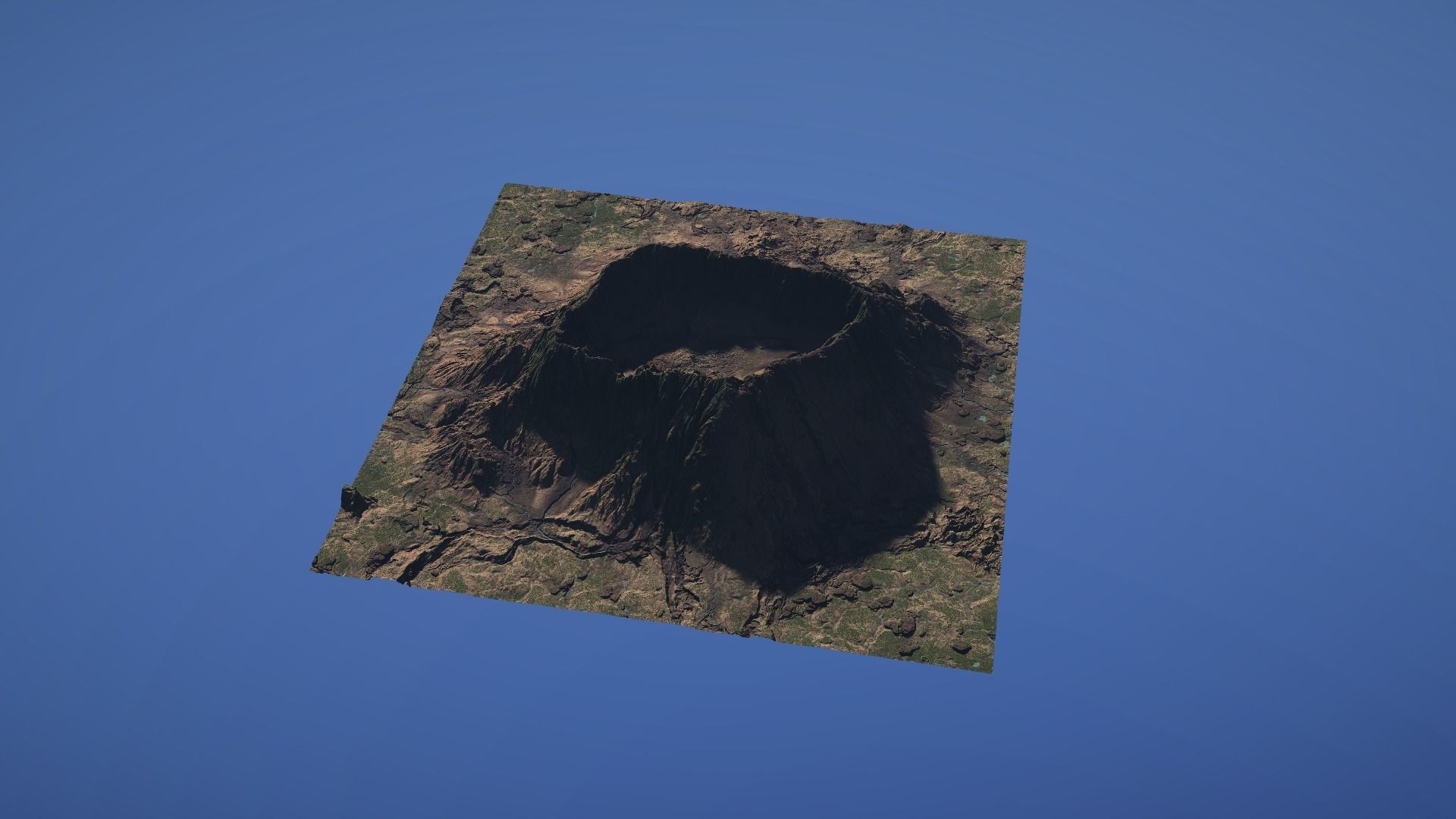 Landscape Environment Volcano Snow 46 Low-poly 3D model_19