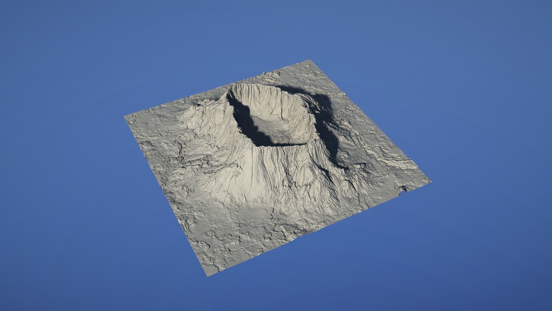 Landscape Environment Volcano Snow 46 Low-poly 3D model_23