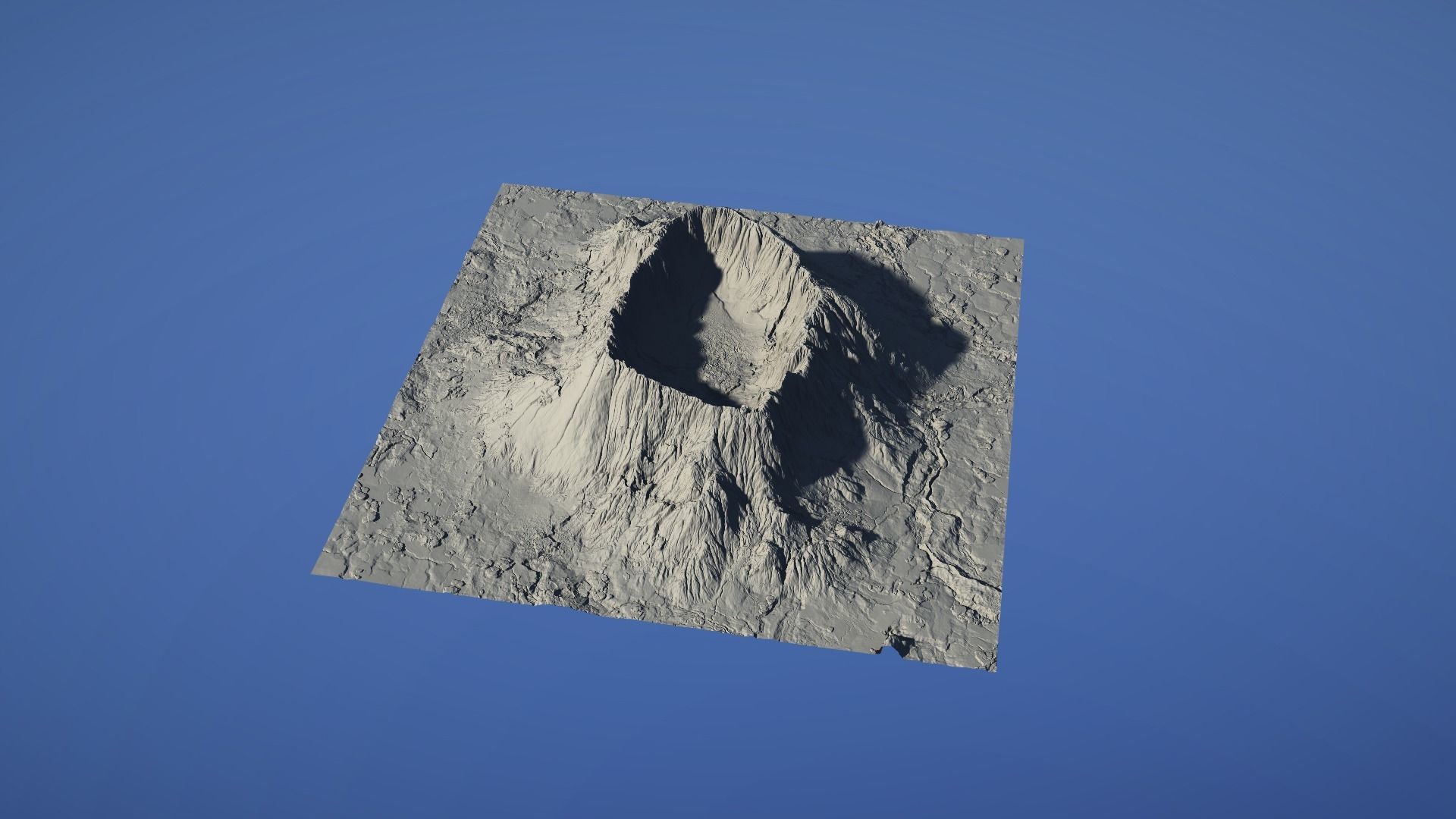 Landscape Environment Volcano Snow 46 Low-poly 3D model_26