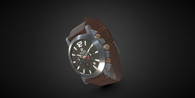Wristwatch Free low-poly 3D model