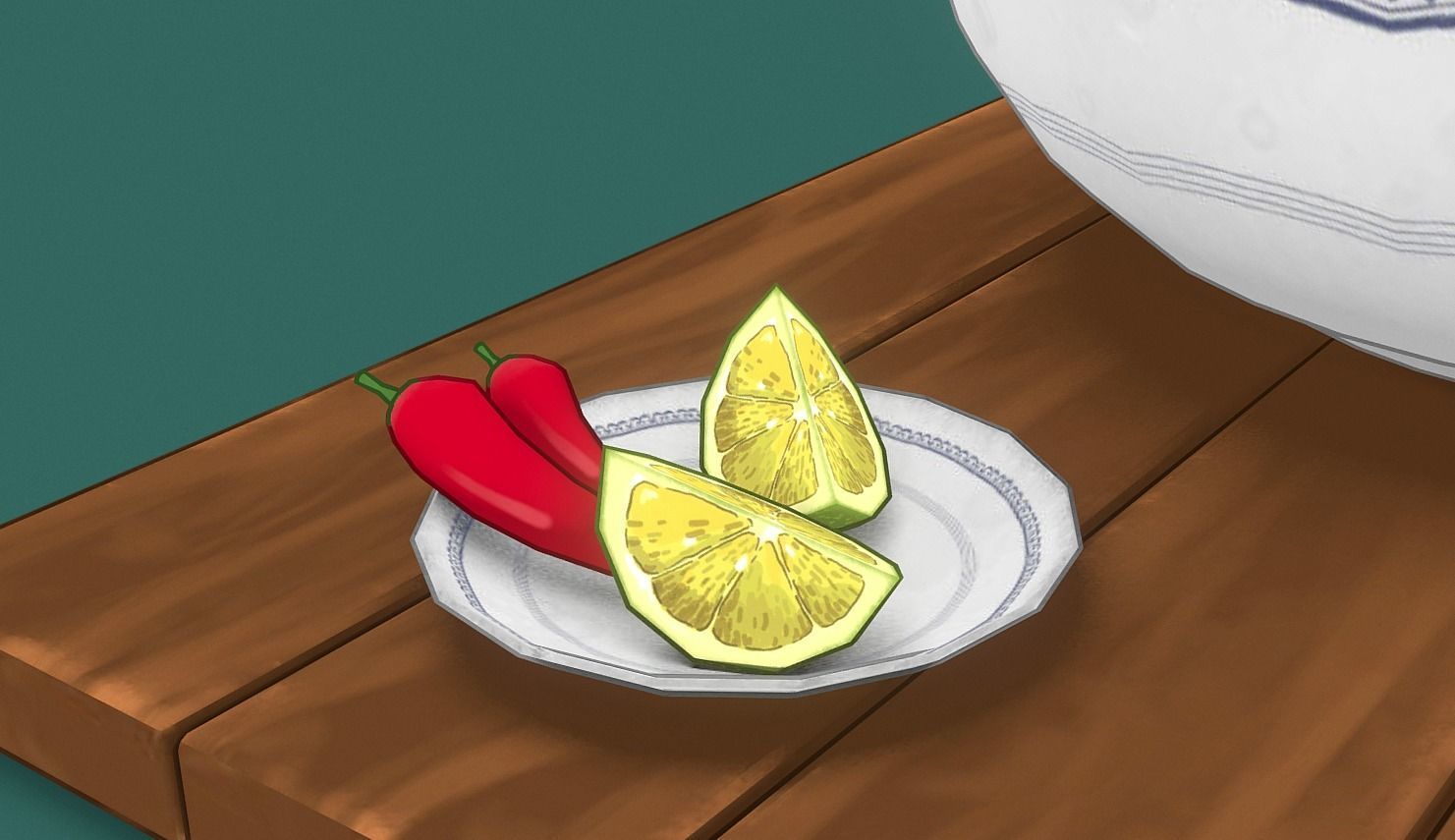 Noodle 3d Stylized Low-poly 3D model_5