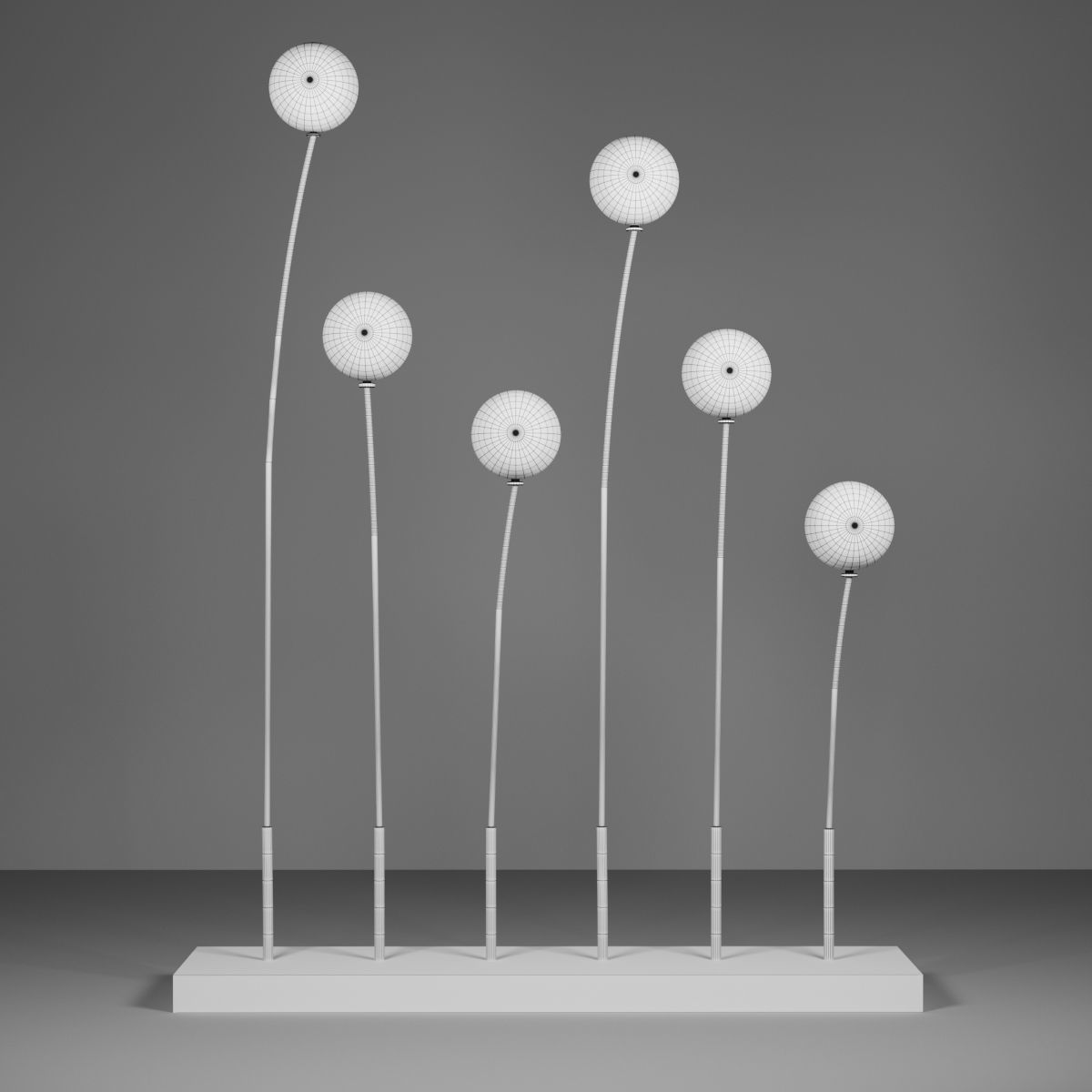PRATO FIORITO FLOOR LAMP Low-poly 3D model_3