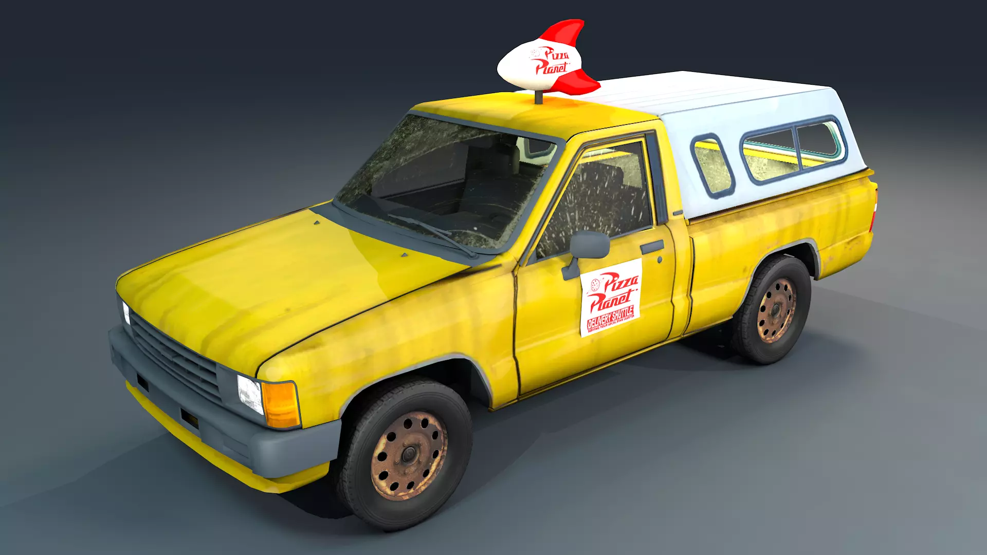 Pizza Planet Truck 3D model_0