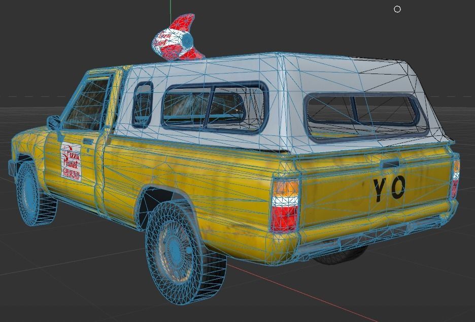 Pizza Planet Truck 3D model_1