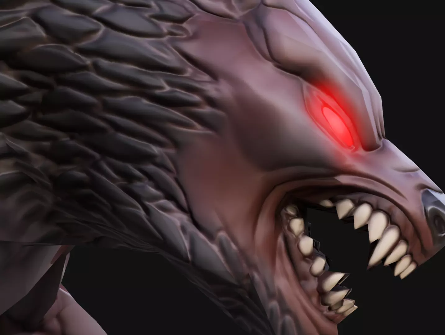 Stylized Werewolf 02 Low-poly 3D model