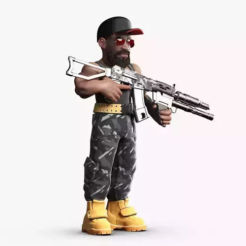 Soldier Man 3DS Max 3D model