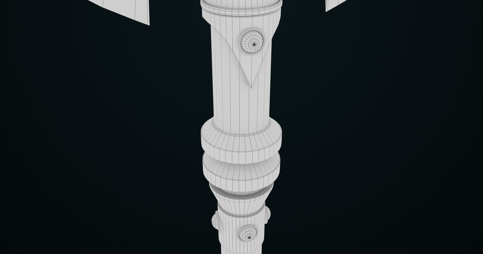 Battle Axe09 All PBR Unity UE Textures Included Low-poly 3D model_24