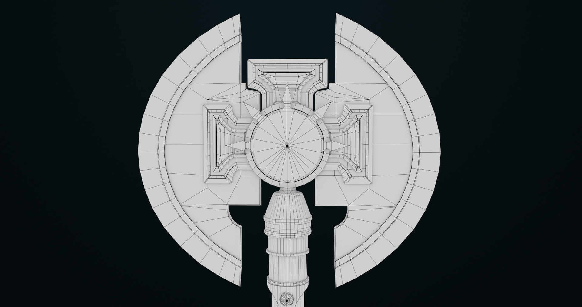 Battle Axe09 All PBR Unity UE Textures Included Low-poly 3D model_23