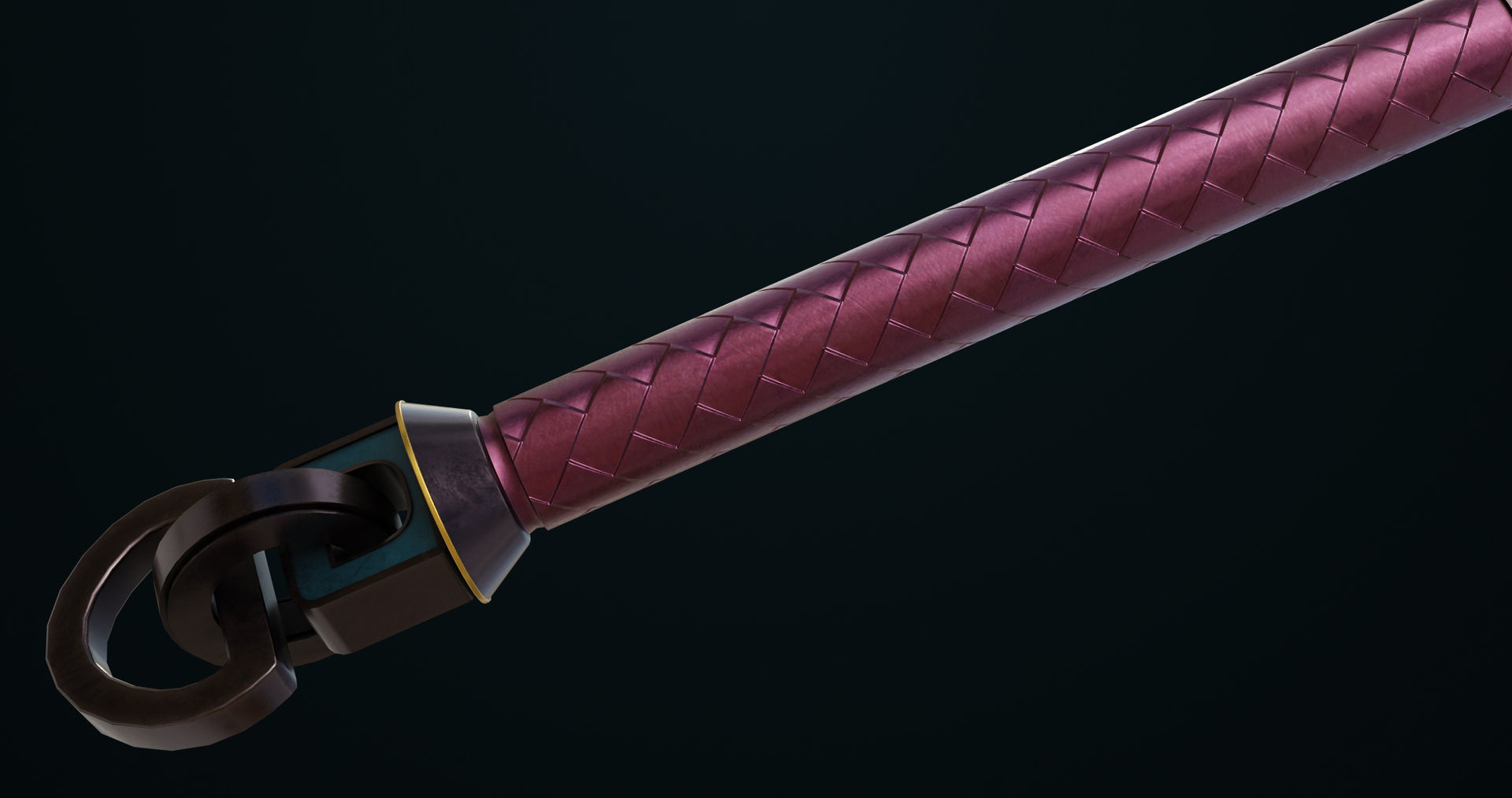 Battle Axe09 All PBR Unity UE Textures Included Low-poly 3D model_16