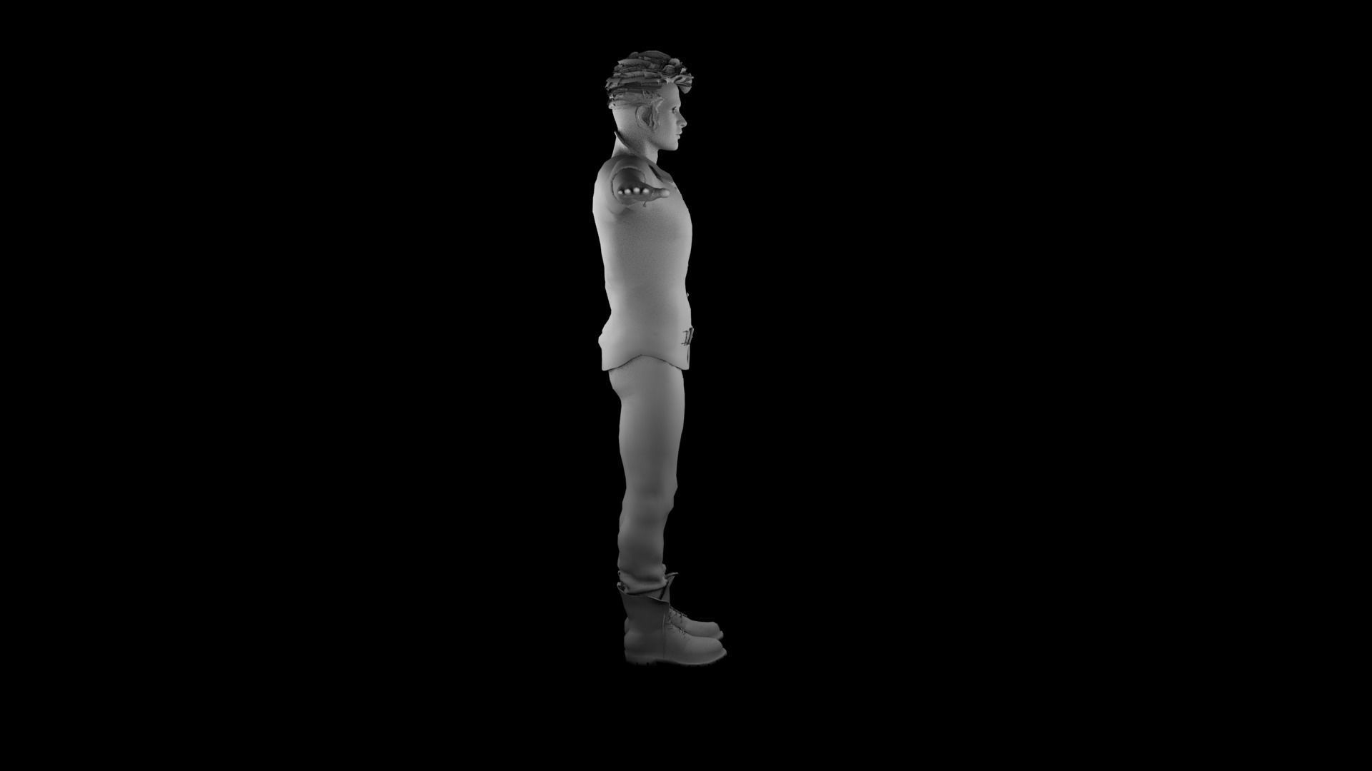 David Beckford  Low-poly 3D model_16