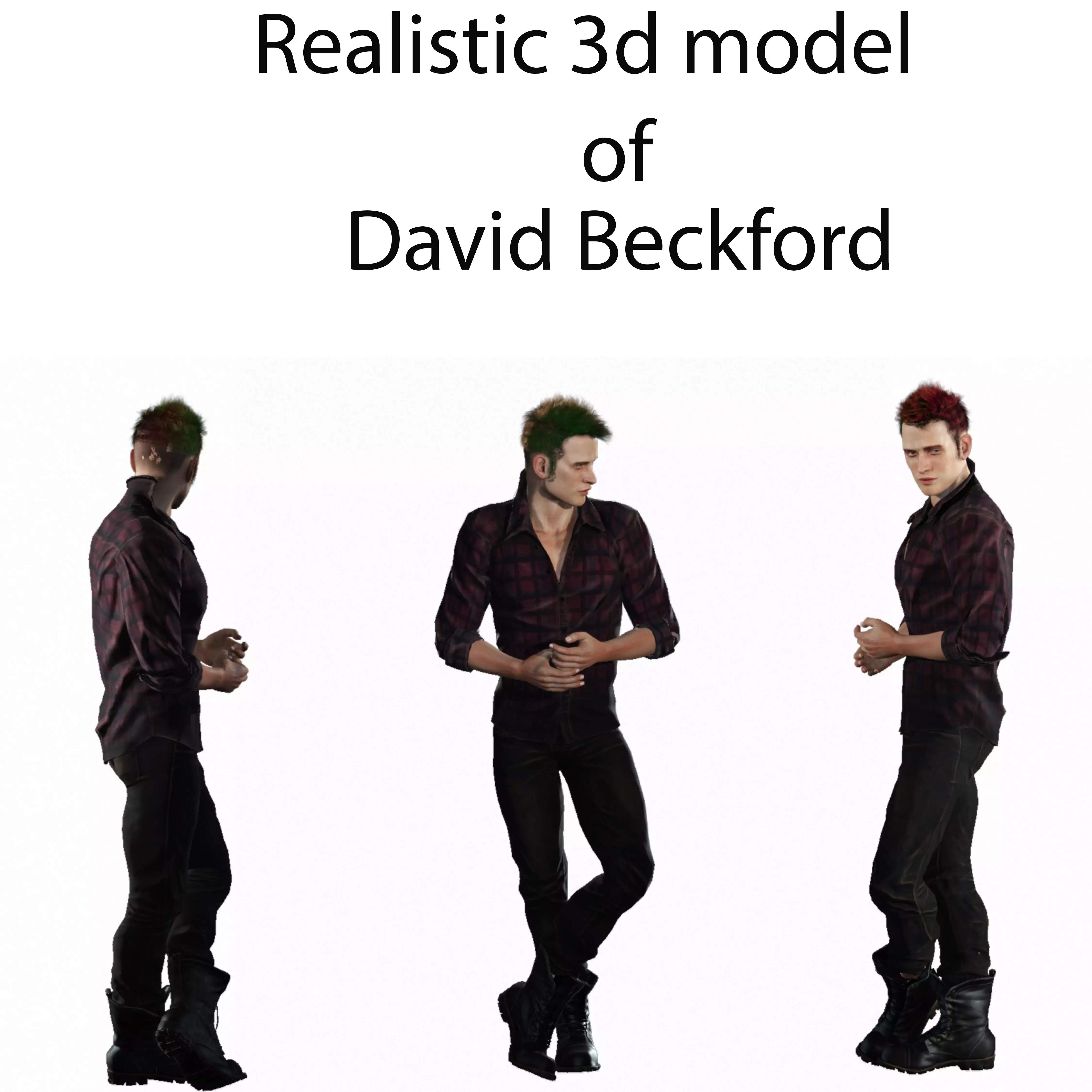 David Beckford  Low-poly 3D model_0