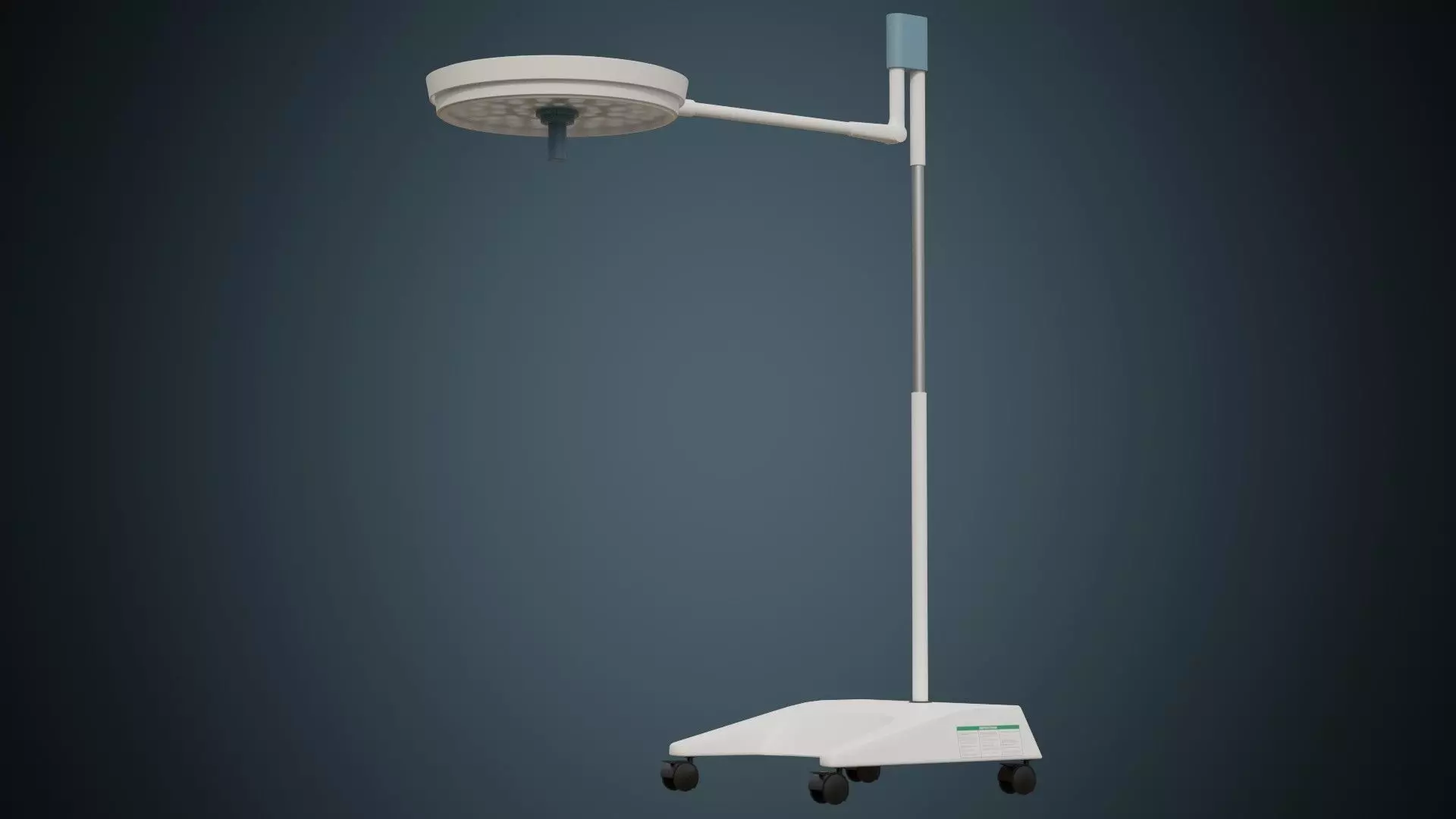 Operating Lamp 1A Low-poly 3D model_0
