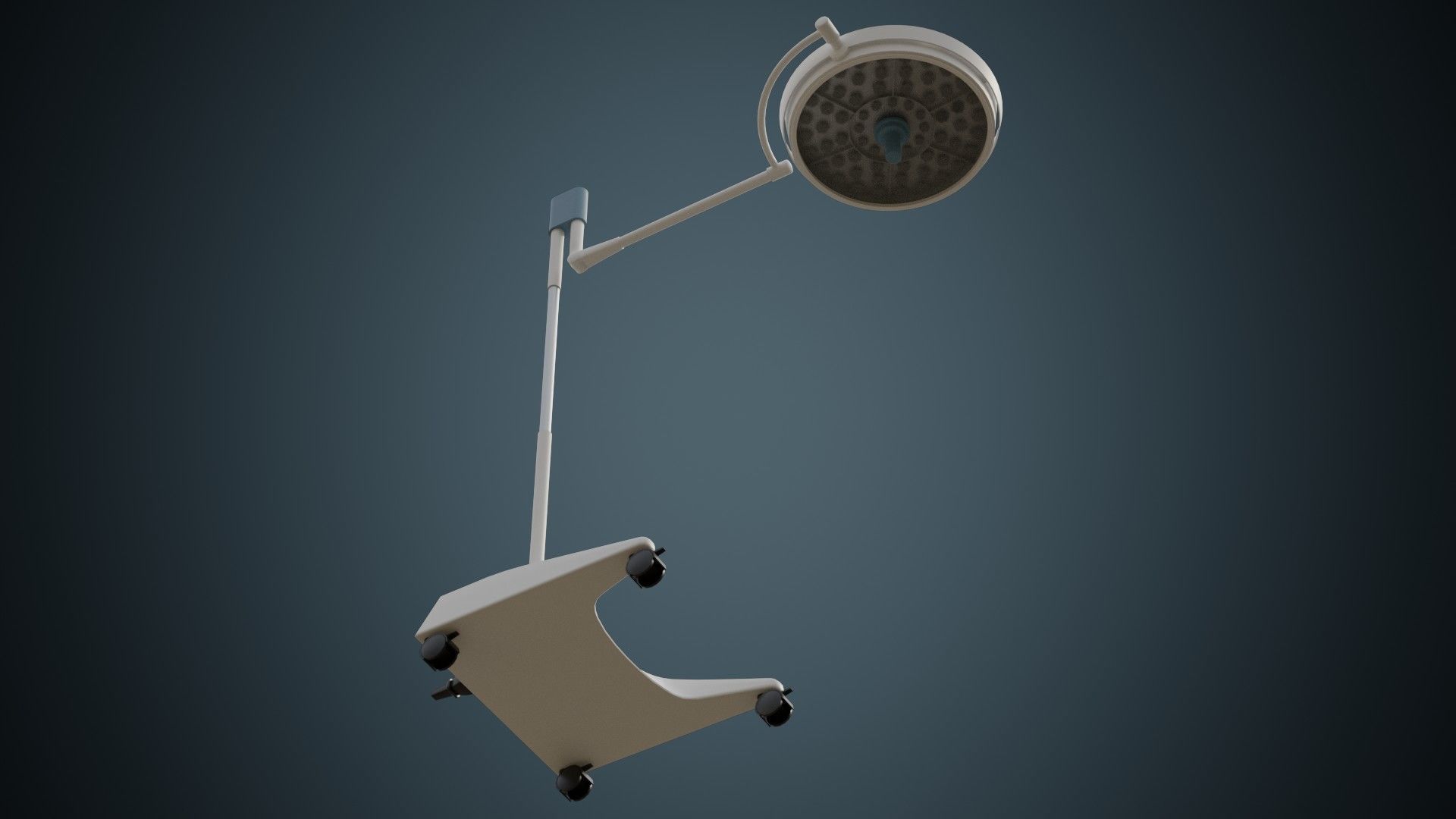 Operating Lamp 1A Low-poly 3D model_5