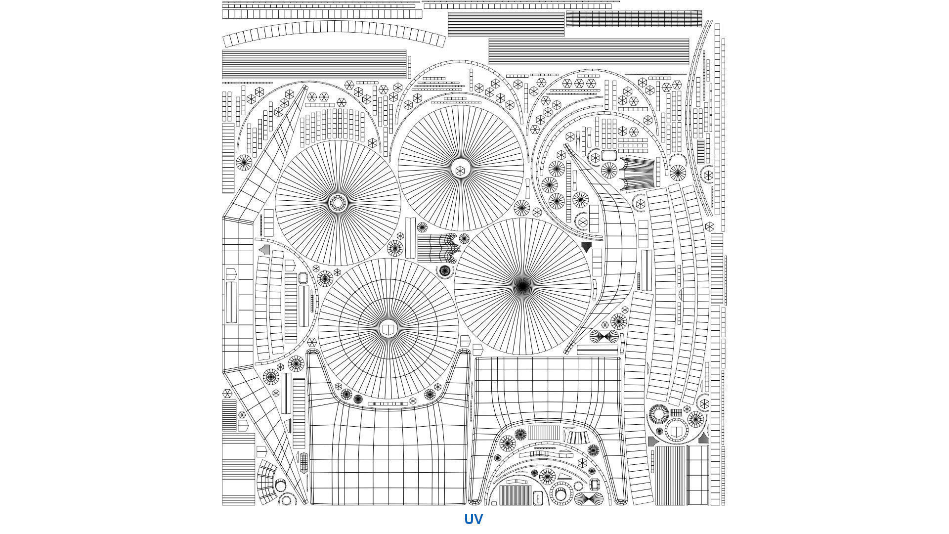 Operating Lamp 1A Low-poly 3D model_8