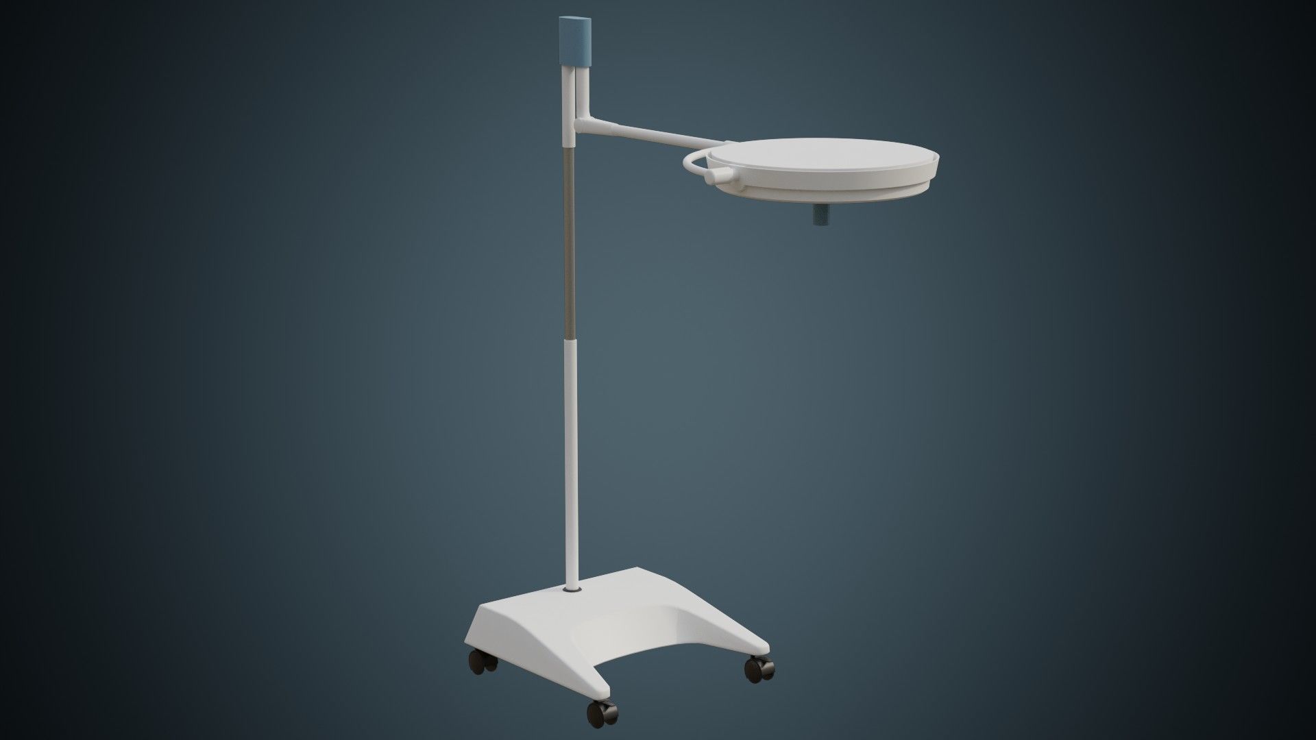 Operating Lamp 1A Low-poly 3D model_4