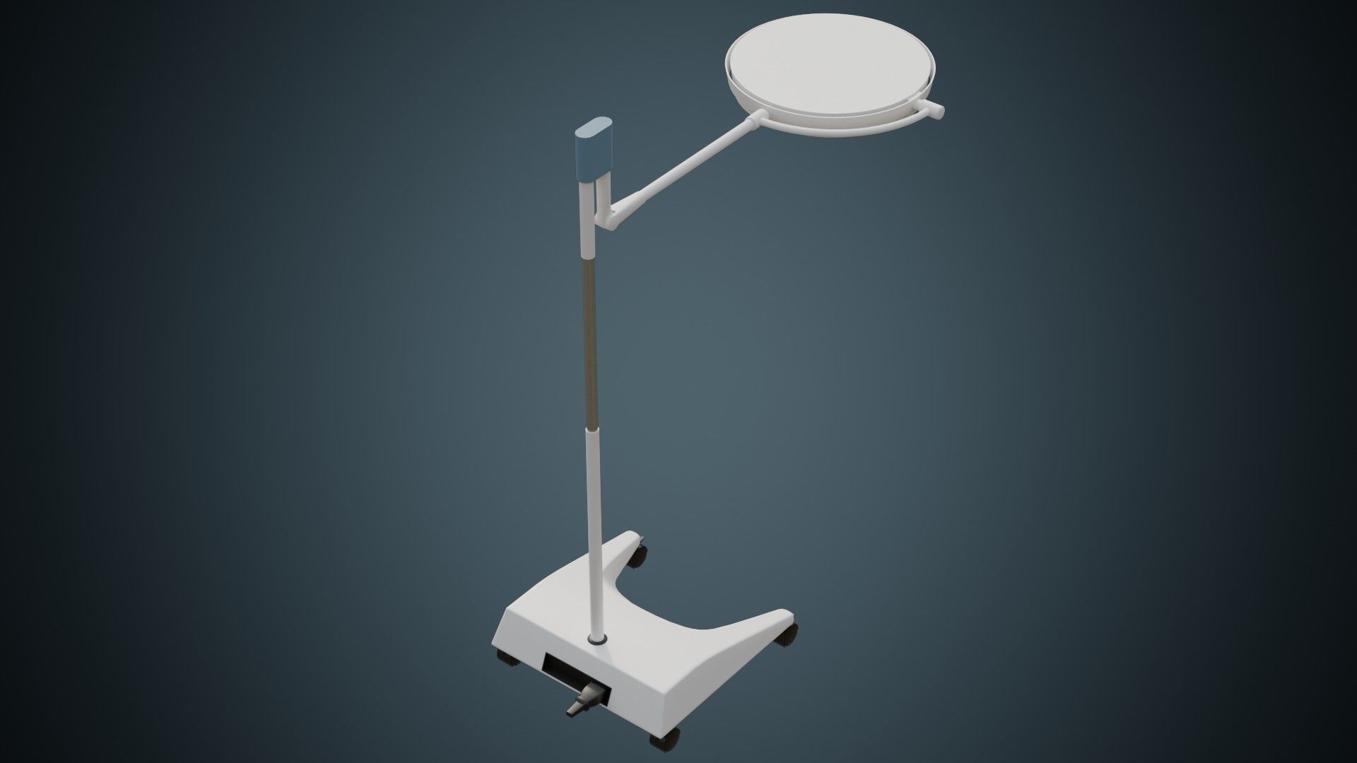 Operating Lamp 1A Low-poly 3D model_2